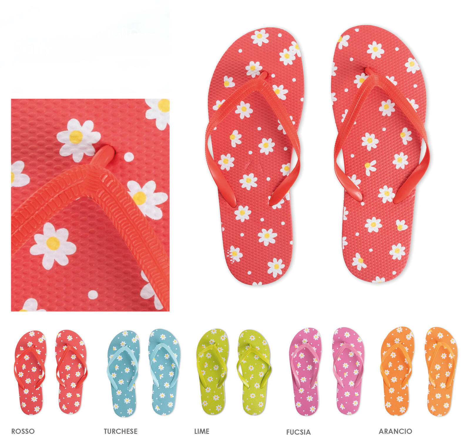 DAISY FLIP-FLOPS SLIPPER Tellini S.r.l. Wholesale Clothing