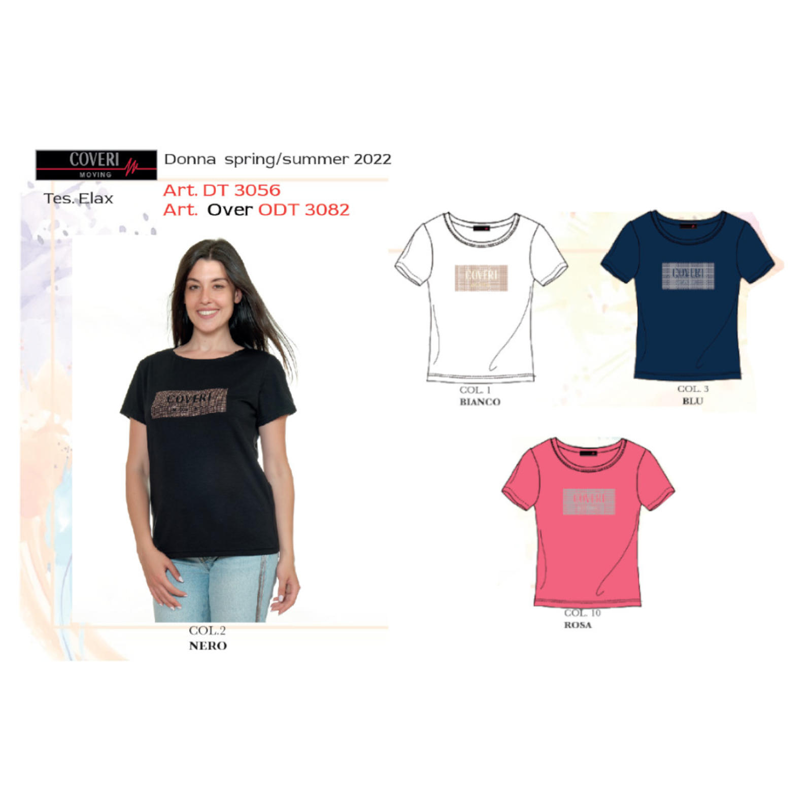 TSHIRT DONNA M/M DT3056 Tellini S.r.l. Ingrosso Abbigliamento