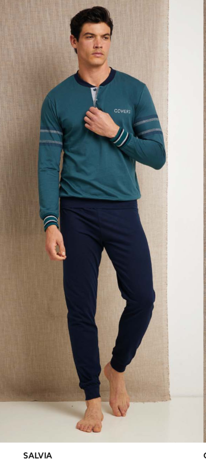 PIGIAMA UOMO M/L EP1150 Tellini S.r.l. Ingrosso Abbigliamento