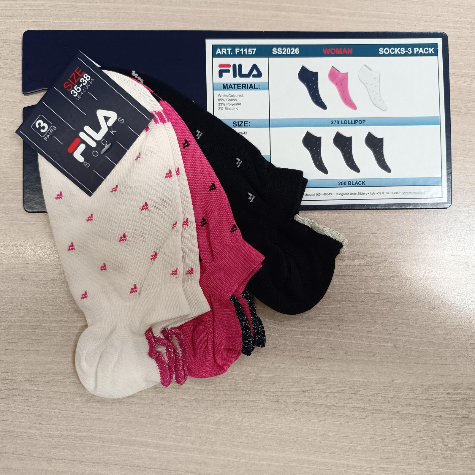 TRIS CALZINO DONNA F1157 Tellini S.R.L. Veleprodajna odjeća