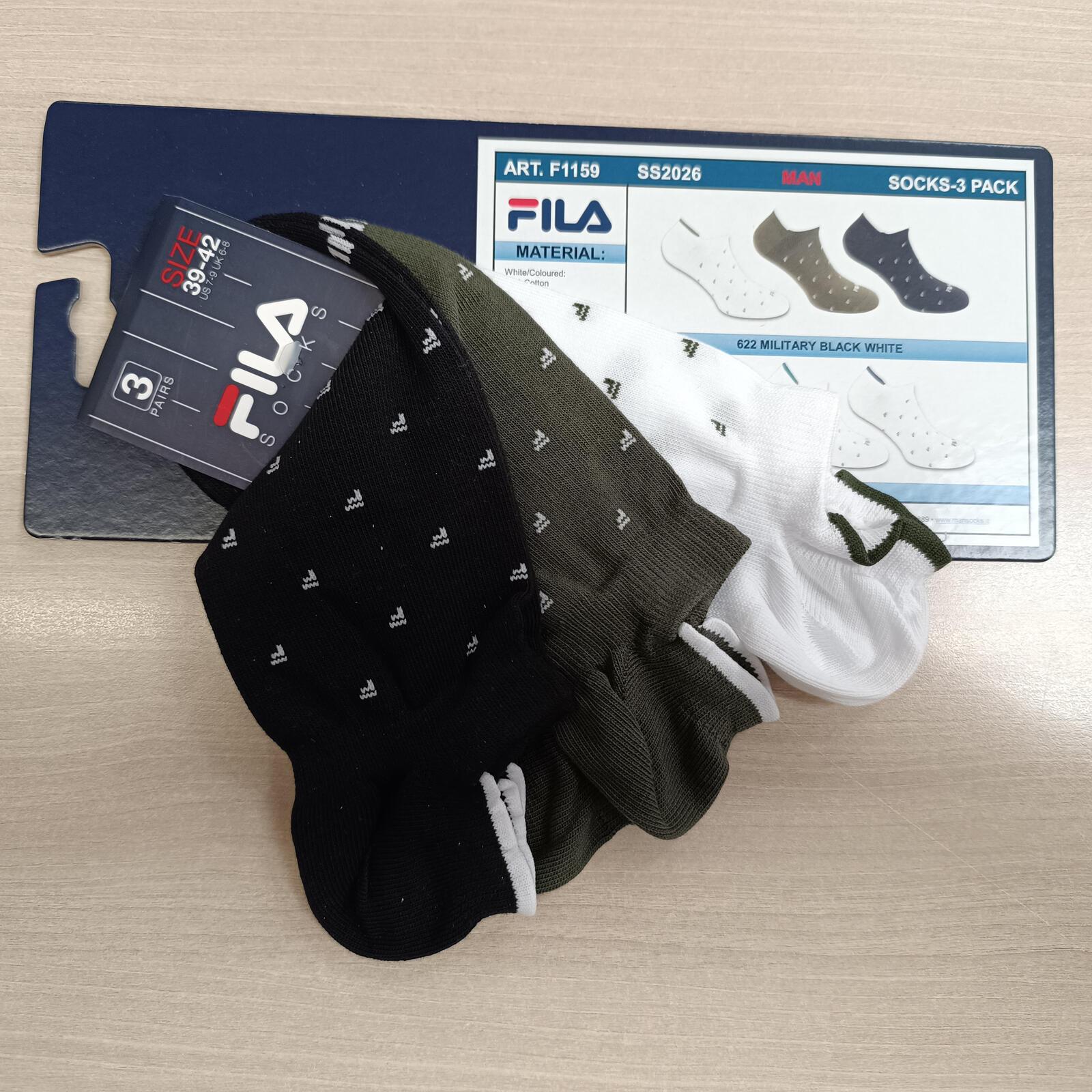 TRIS MEN'S SOCKS F1159 Tellini S.r.l. Wholesale Clothing