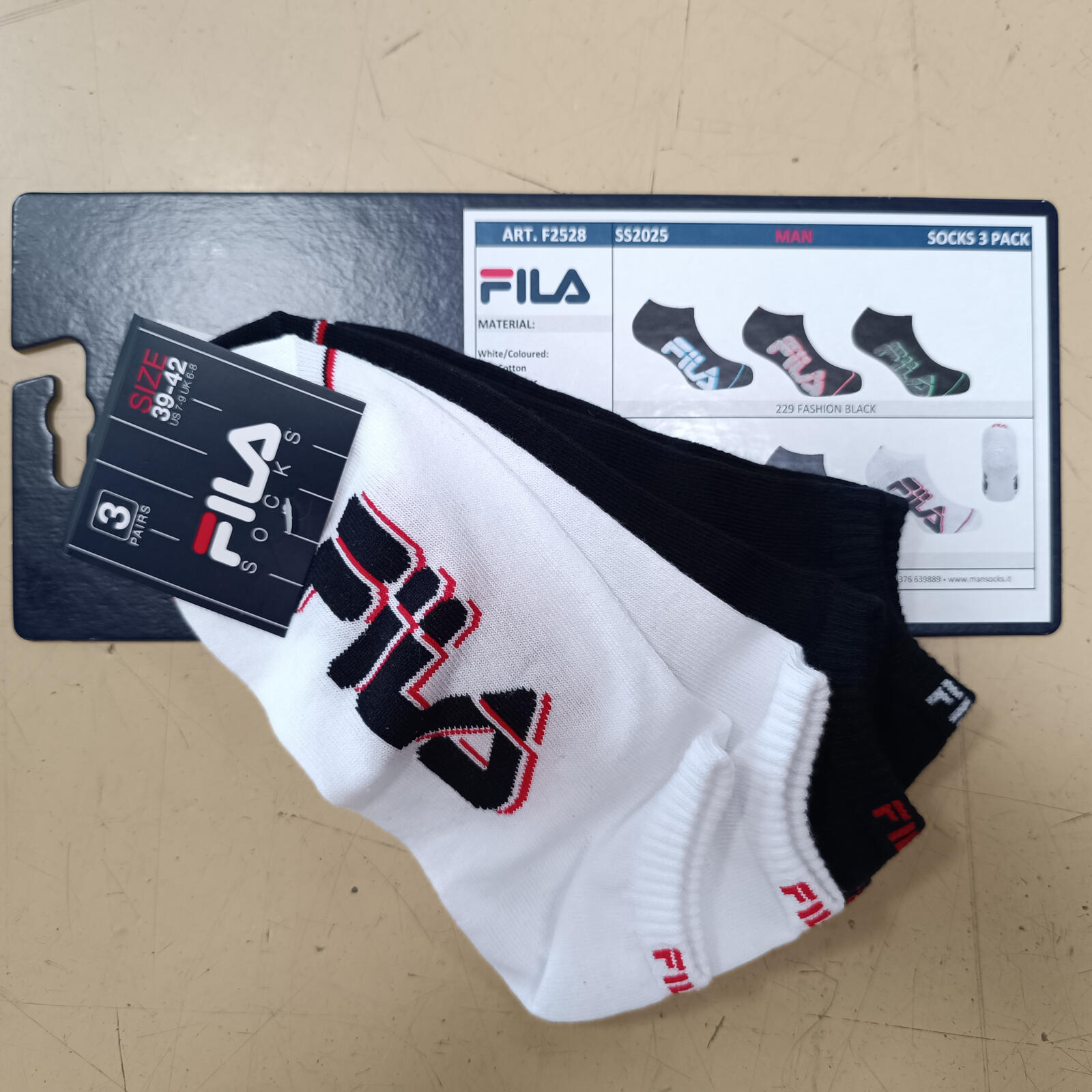 TRIS CALZINO UOMO F2528 Tellini S.r.l. Ingrosso Abbigliamento