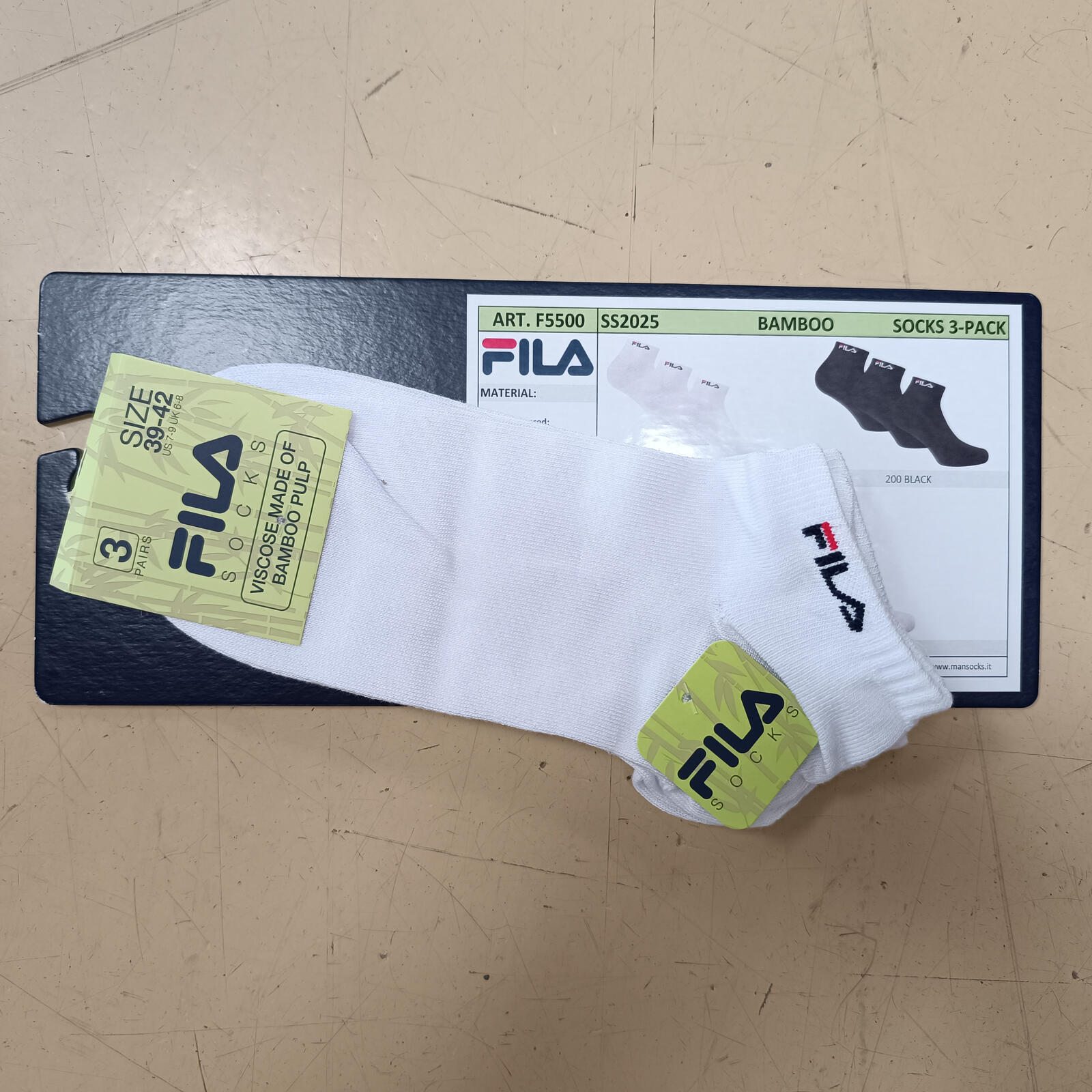 TRIS CALZINO UOMO F5500 Tellini S.r.l. Ingrosso Abbigliamento