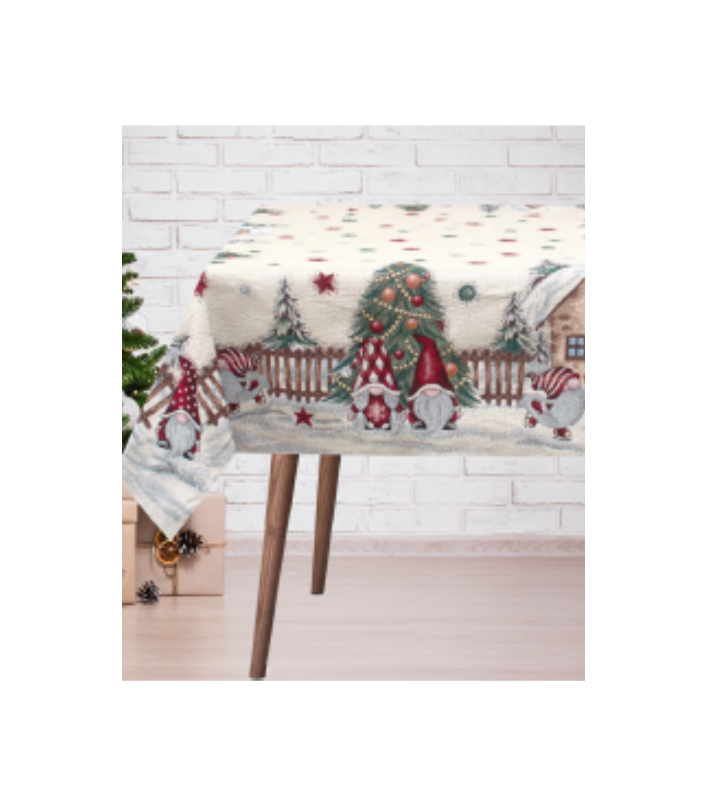 TOVAGLIA NATALE 12P GASPAR Tellini S.r.l. Ingrosso Abbigliamento