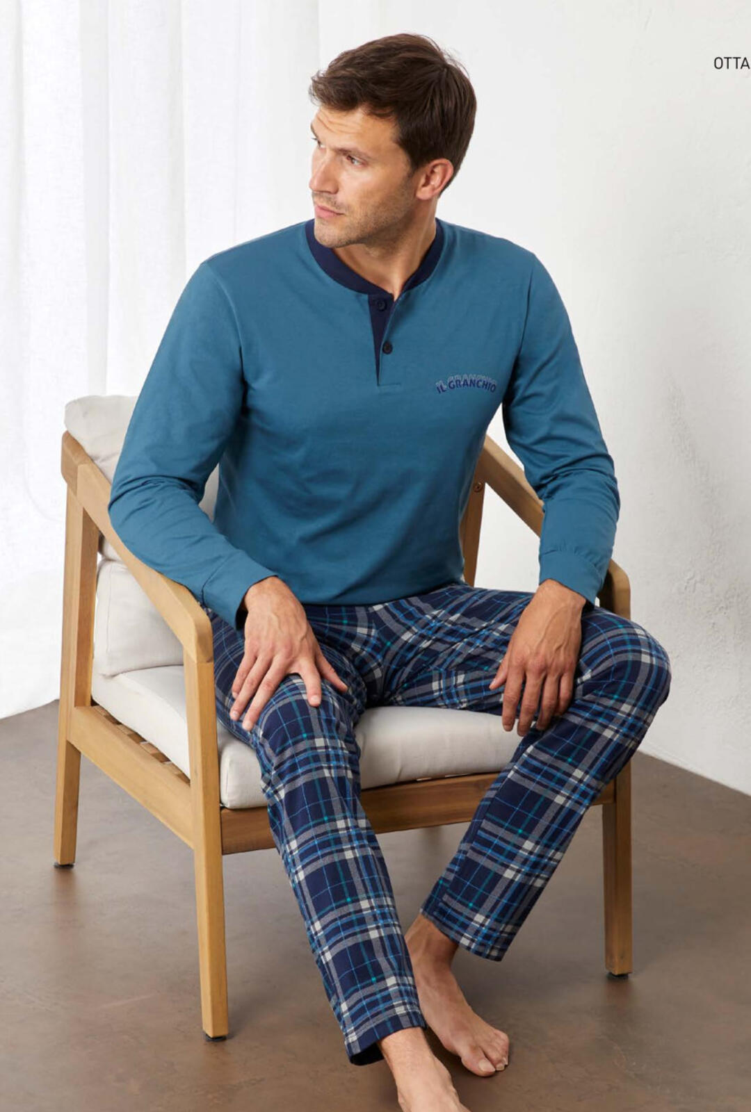 MEN'S PAJAMAS M/L GP1145 Tellini S.r.l. Wholesale Clothing