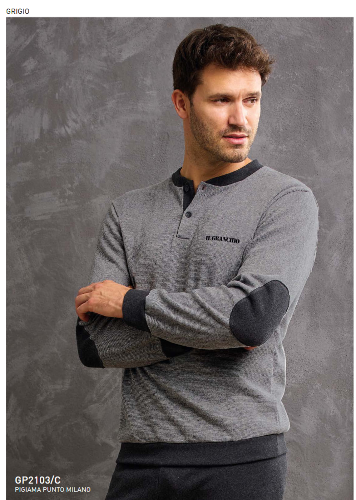 MEN'S SHAPED PAJAMAS M/L GP2103C Tellini S.r.l. Wholesale Clothing