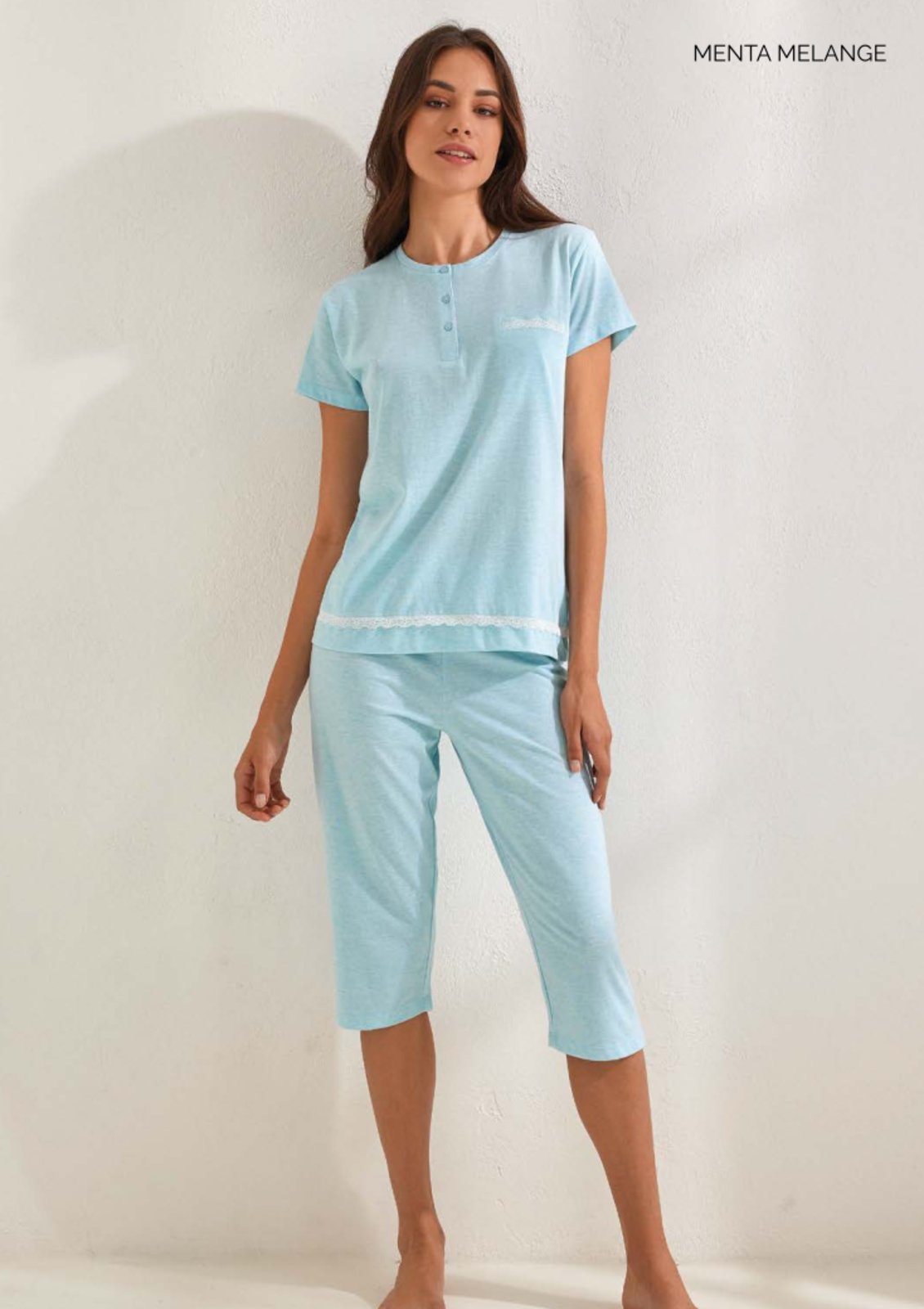 PIGIAMA PINOCCHIETTO DONNA M/M GP5105 Tellini S.r.l. Ingrosso Abbigliamento