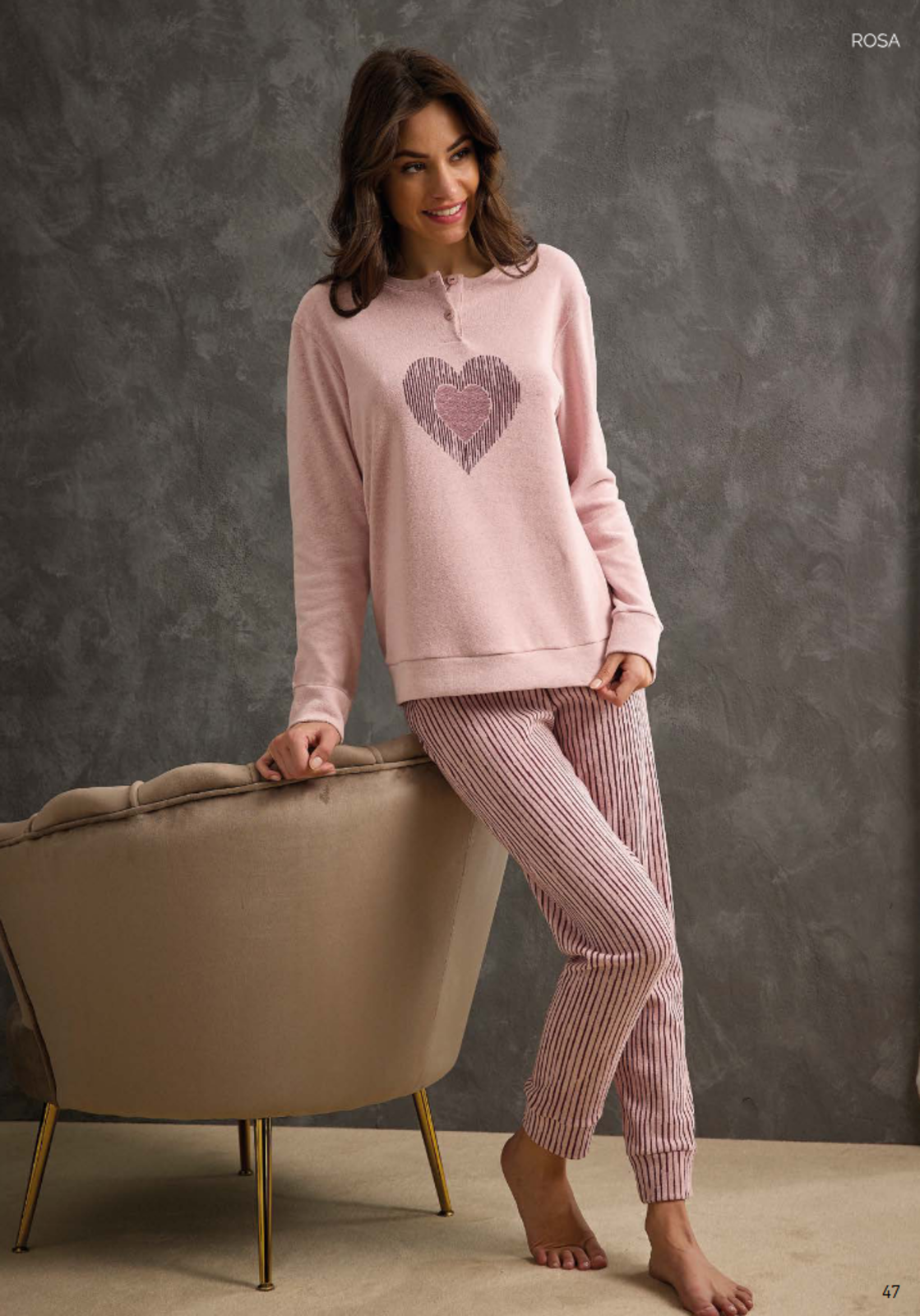 WOMEN'S PAJAMAS M/L GP6109 Tellini S.r.l. Wholesale Clothing