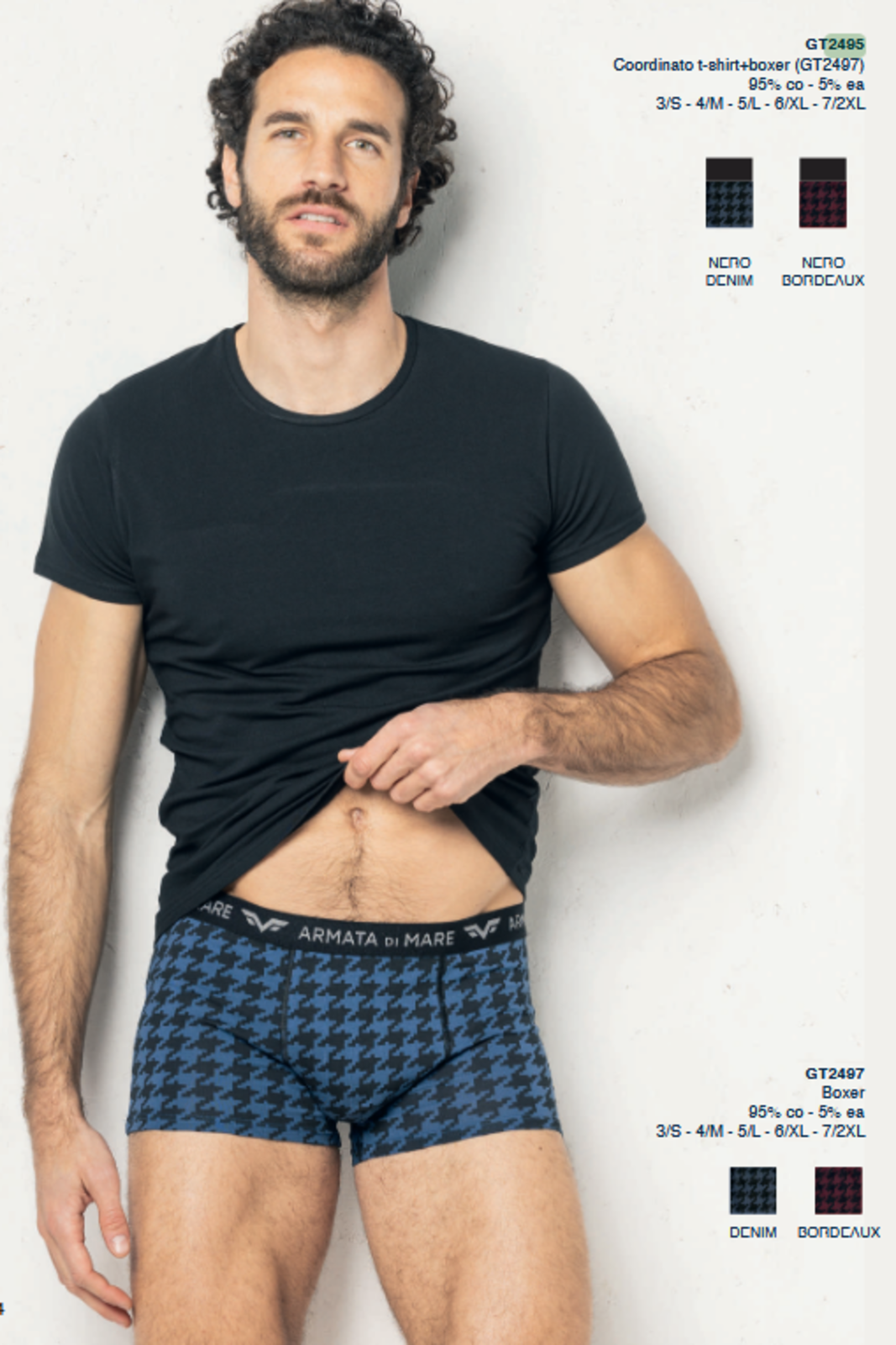 COMPLETO INTIMO UOMO M/M GT2495 Tellini S.R.L. Velkoobchodní oblečení