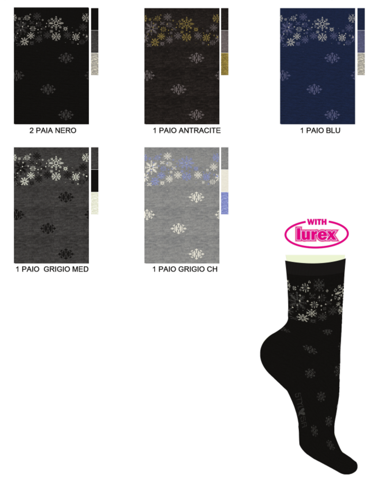 WOMEN'S LONG SOCKS W060 ICE Tellini S.r.l. Wholesale Clothing