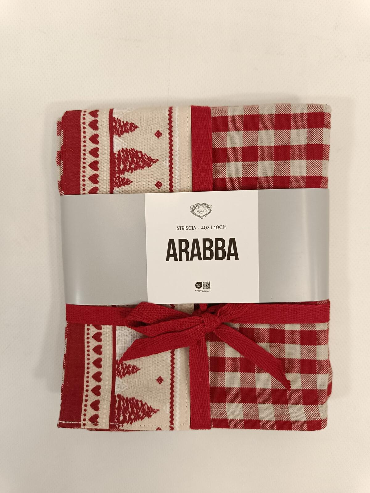 RUNNER NATALE ARABBA 40X140 Tellini S.r.l. Ingrosso Abbigliamento