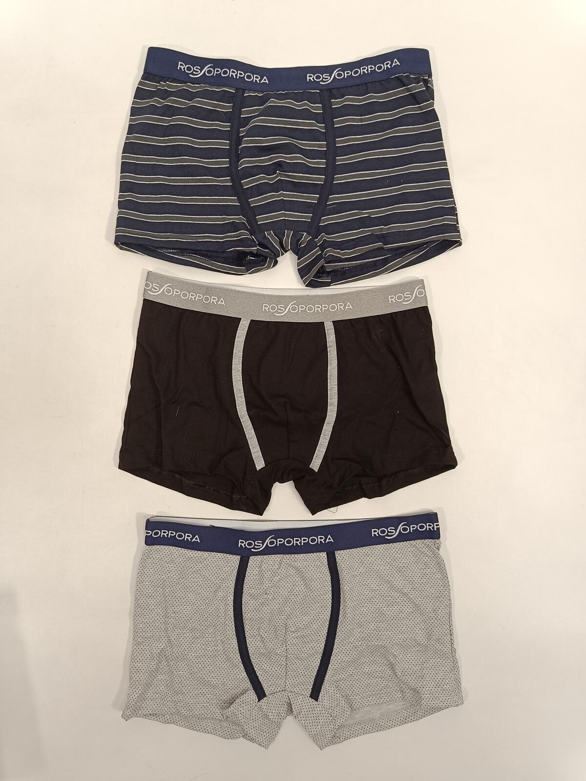 TRIS BOXER UOMO UB2132 Tellini S.r.l. Ingrosso Abbigliamento
