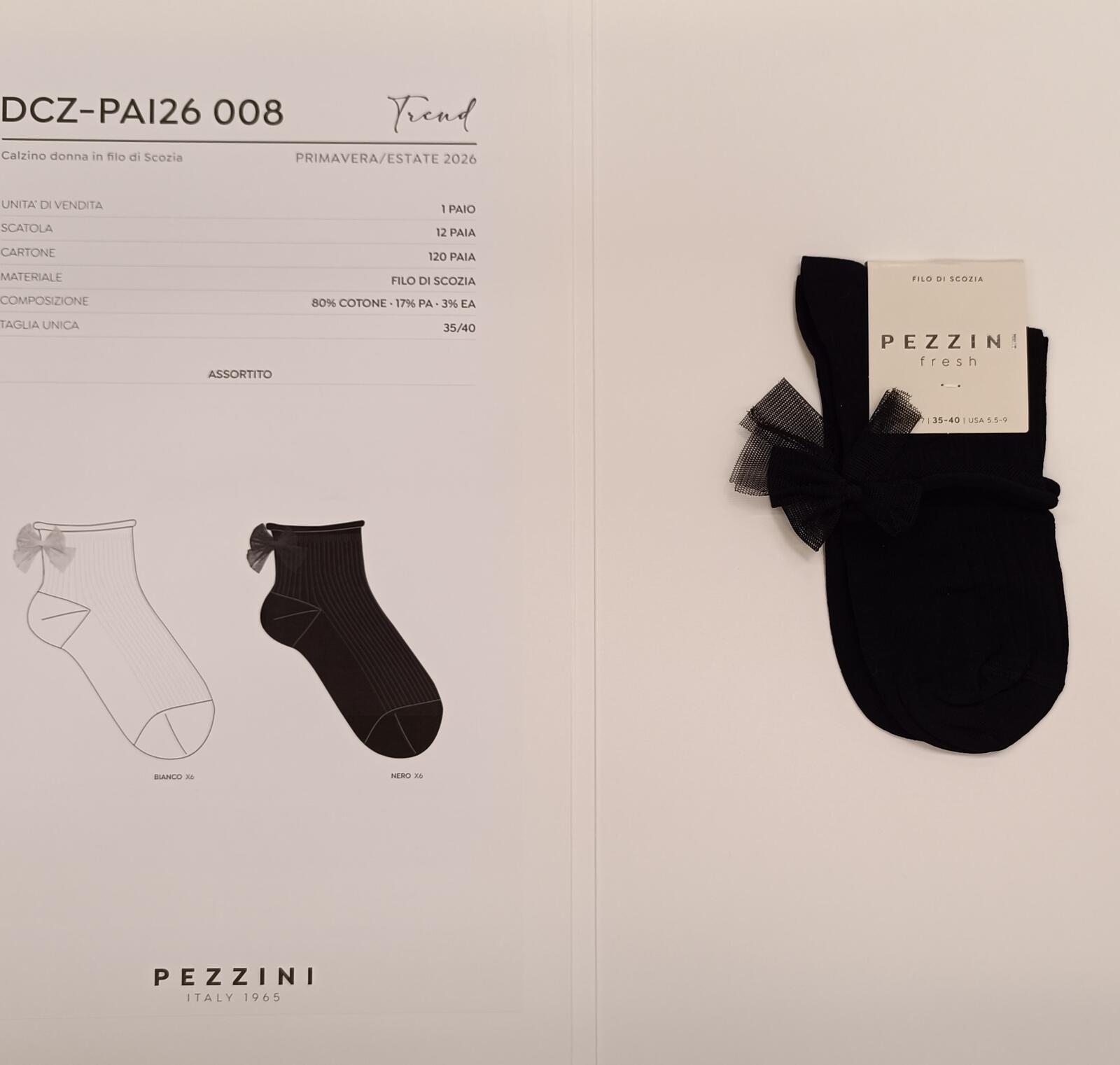 WOMEN'S SHORT SOCKS DCZPAI2608 Tellini S.r.l. Wholesale Clothing