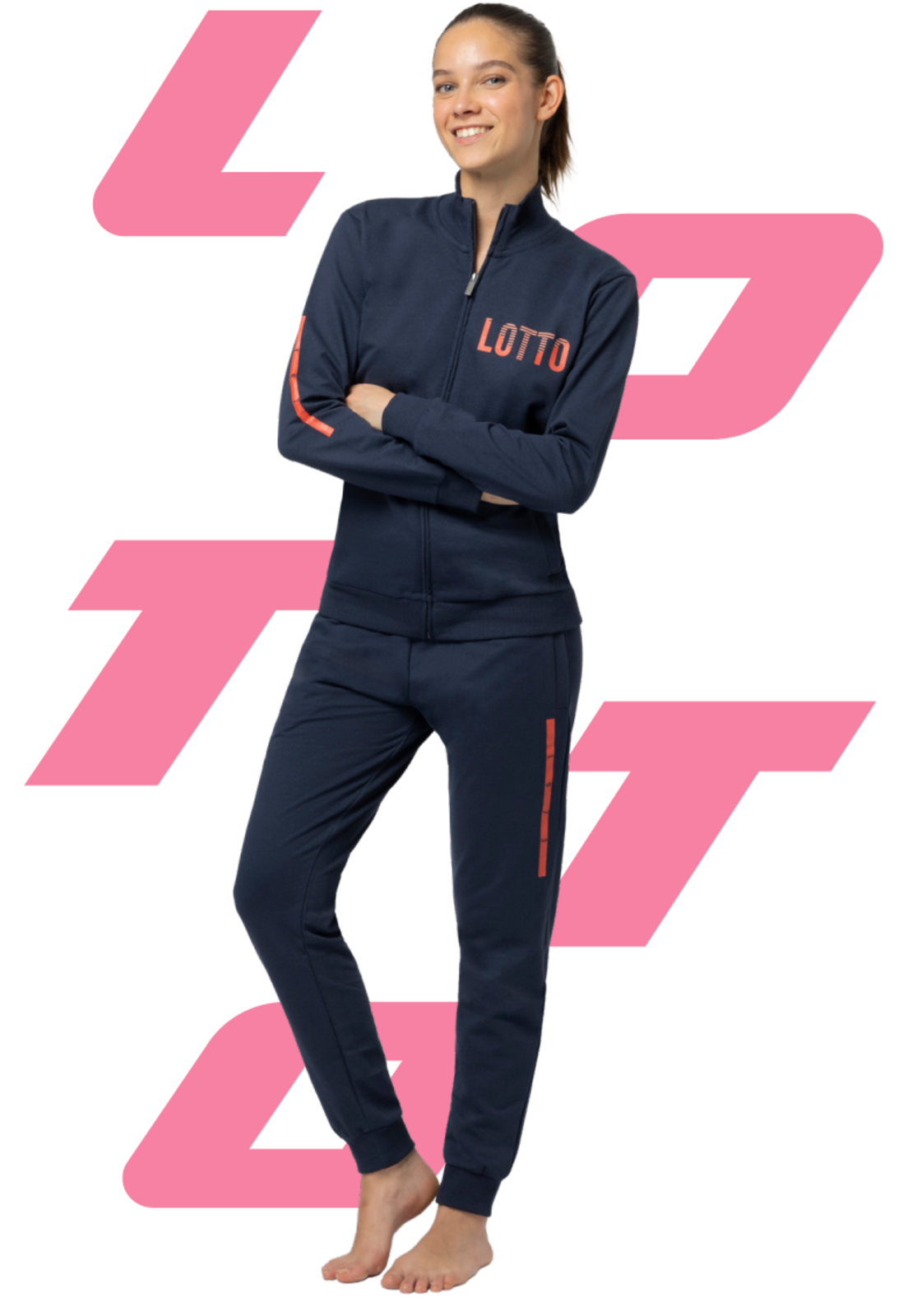 WOMEN'S TRACKSUIT LA5019 Tellini S.r.l. Wholesale Clothing