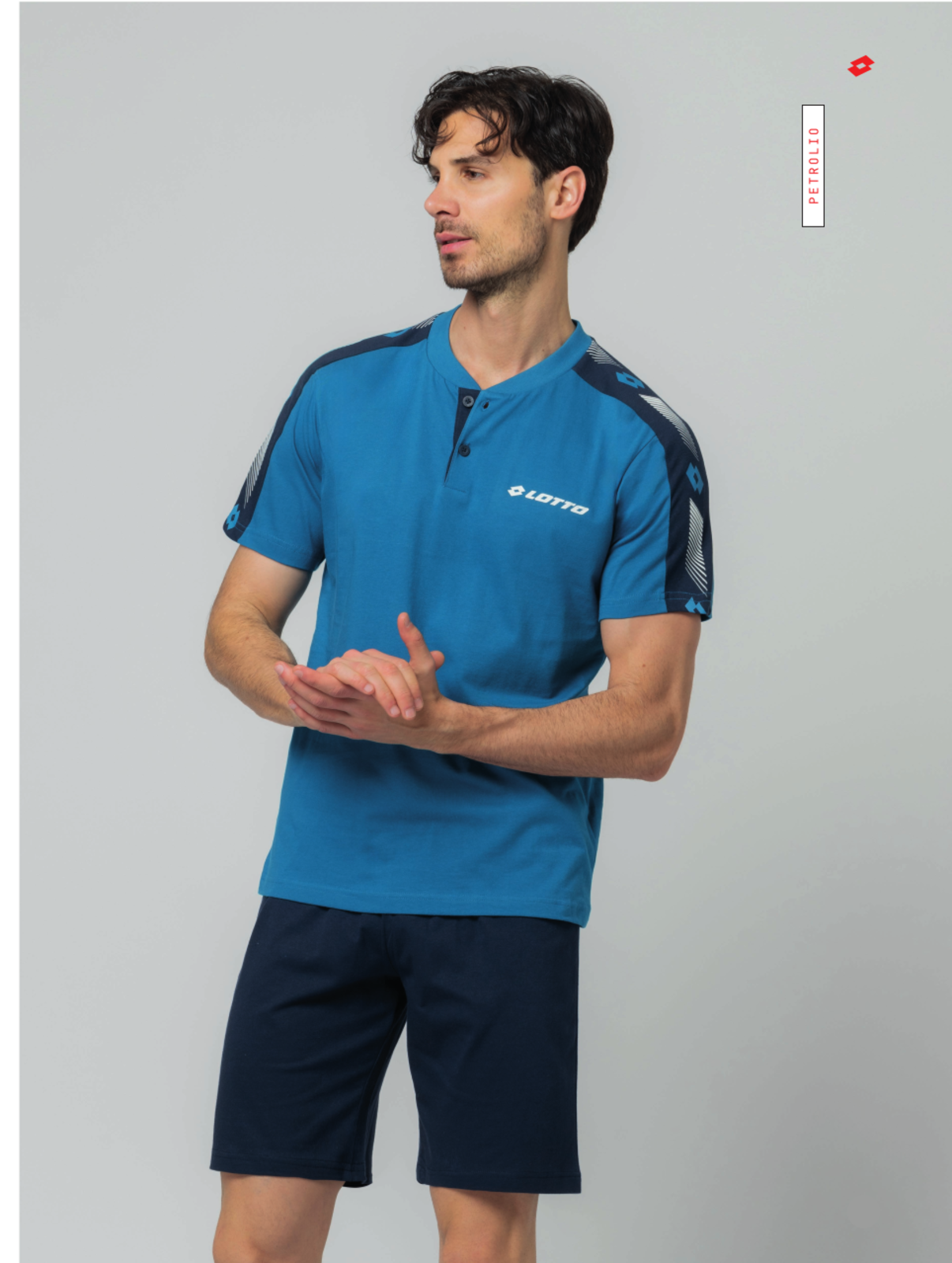 MEN'S PAJAMAS S/S LP1230 Tellini S.r.l. Wholesale Clothing