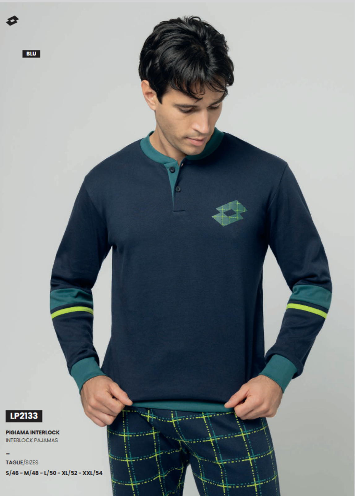 PIGIAMA UOMO M/L LP2133 Tellini S.R.L. Velkoobchodní oblečení