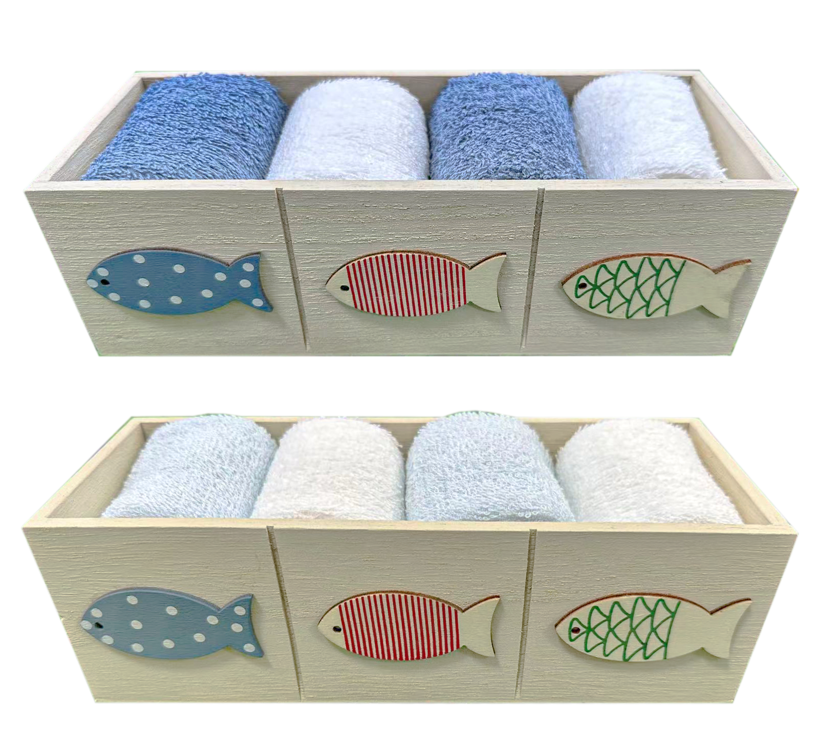 NITER 4-PIECE WASHCLOTHS GIFT BOX Tellini S.r.l. Wholesale Clothing