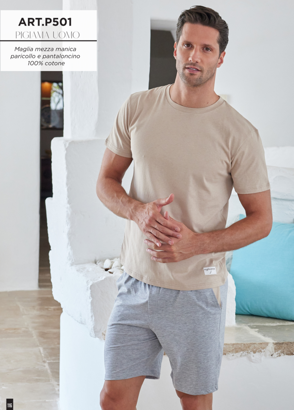 PIGIAMA UOMO M/M P501 Tellini S.R.L. Velkoobchodní oblečení