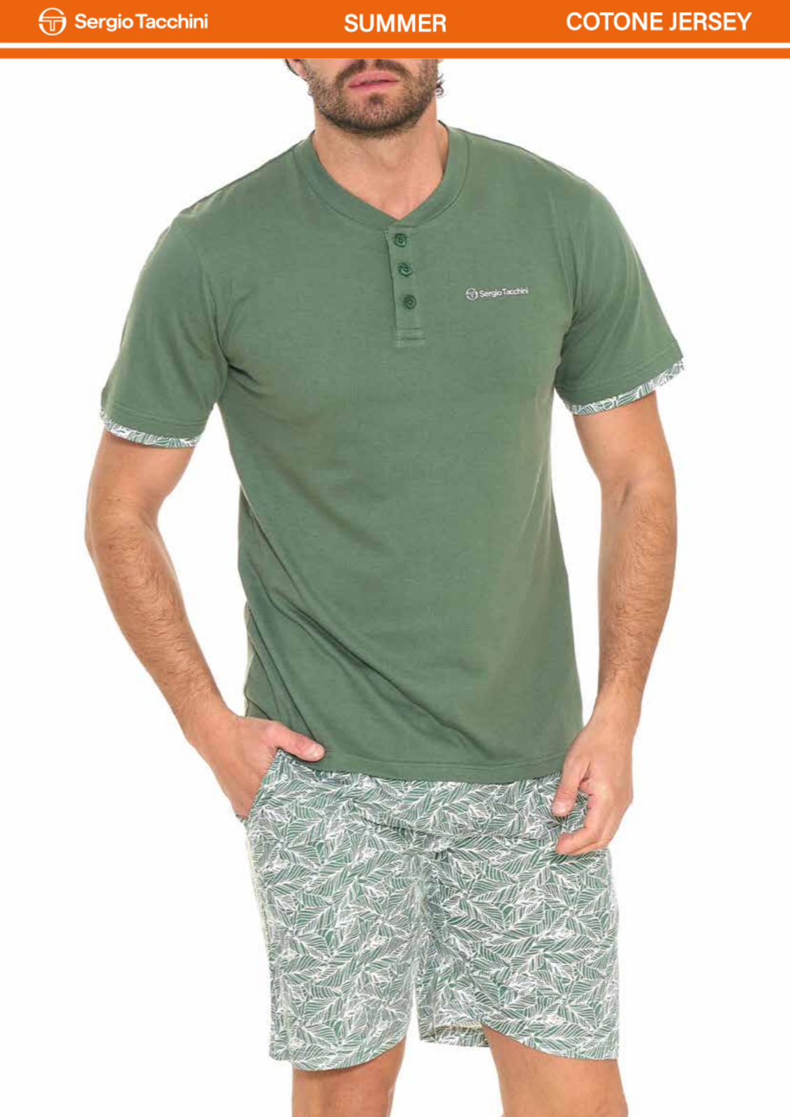 PIGIAMA SERAFINO UOMO M/M PGI45 A13/B13 Tellini S.r.l. Ingrosso Abbigliamento