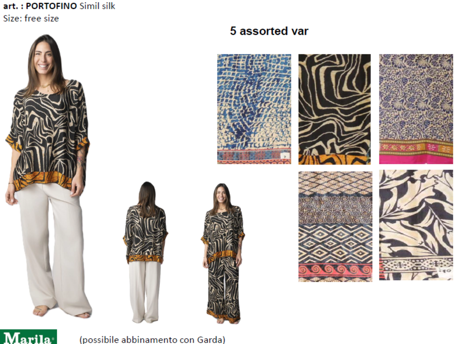 PORTOFINO WOMEN'S SHIRT Tellini S.r.l. Wholesale Clothing