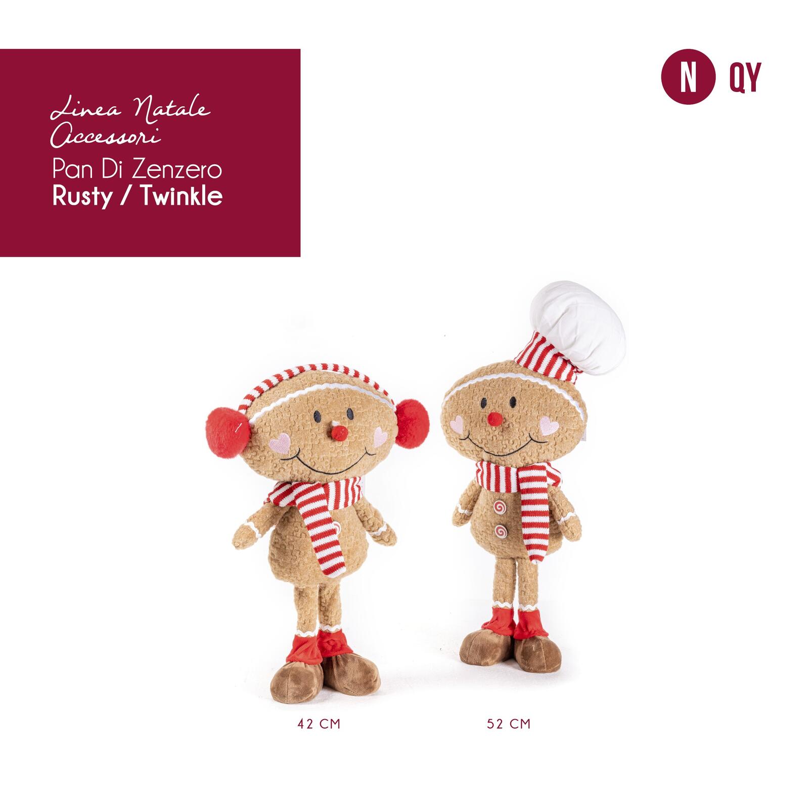 RUSTY GINGERBREAD 42/52CM Tellini S.r.l. Wholesale Clothing