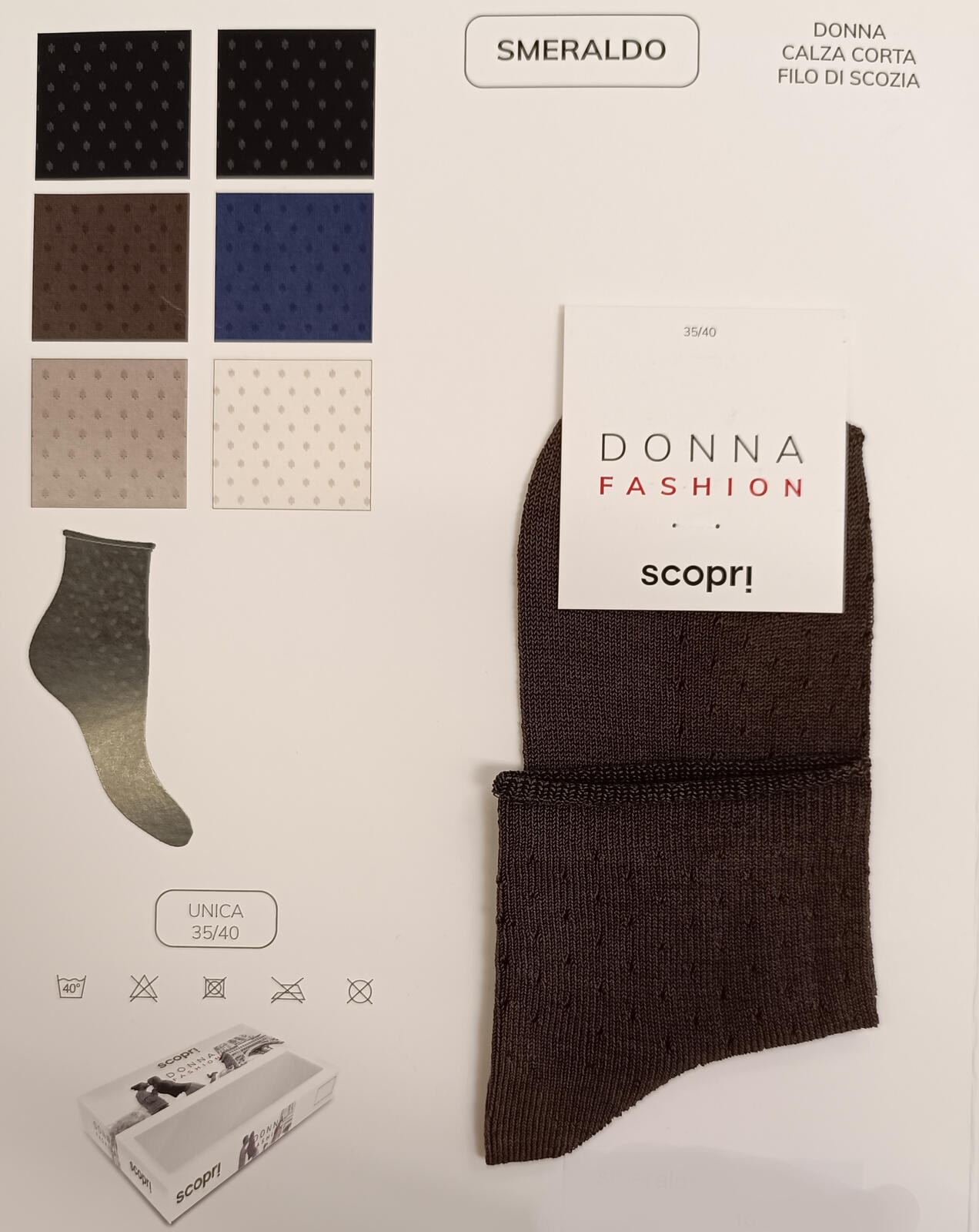 CALZINO CORTO DONNA SMERALDO Tellini S.r.l. Wholesale Clothing