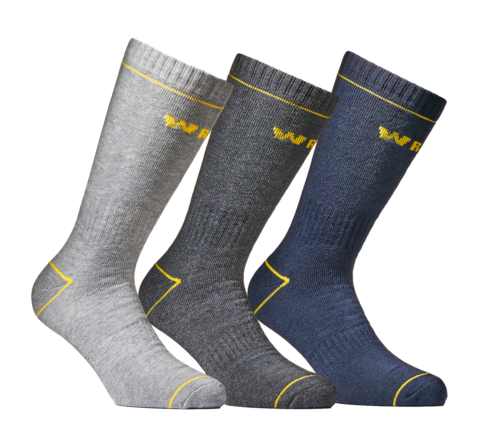TRIO MEN'S SOCKS WRK-06 WORK Tellini S.r.l. Wholesale Clothing