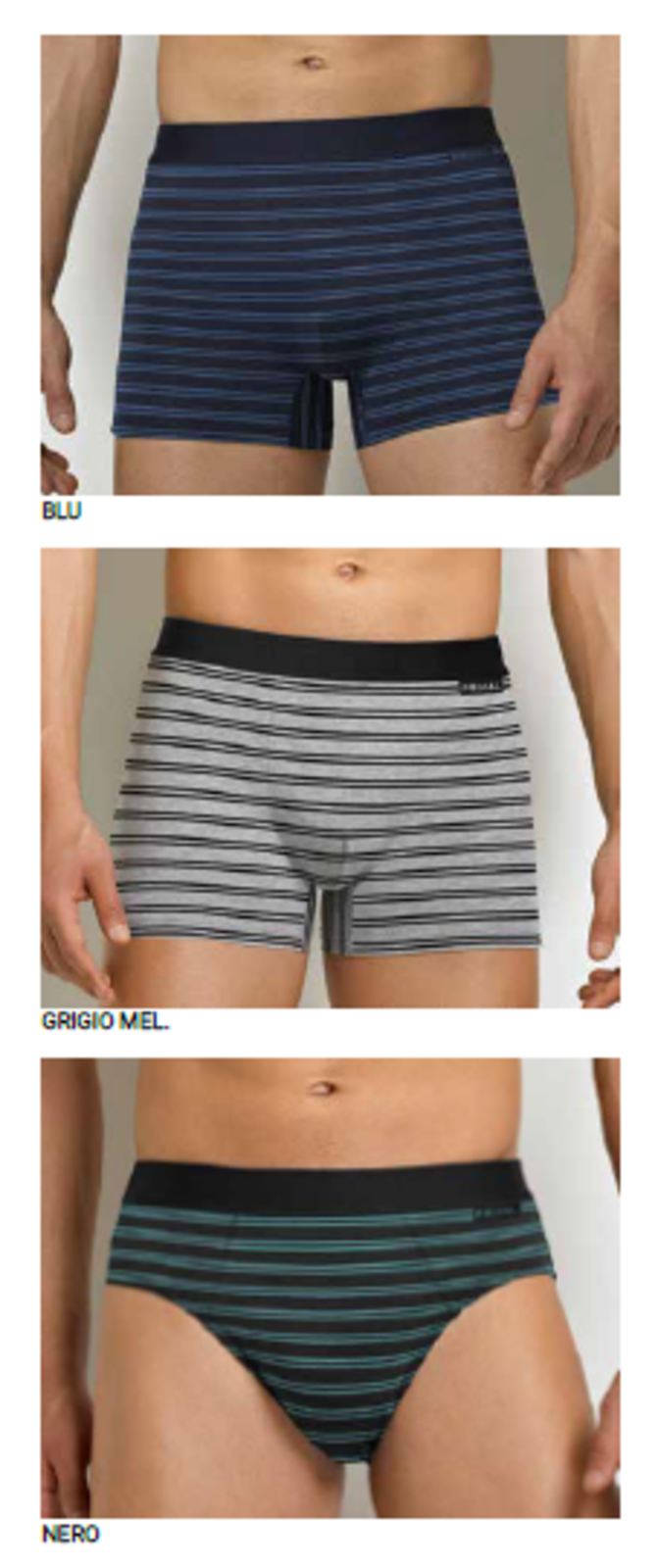 TRIS MEN'S SLIP S371 Tellini S.r.l. Wholesale Clothing