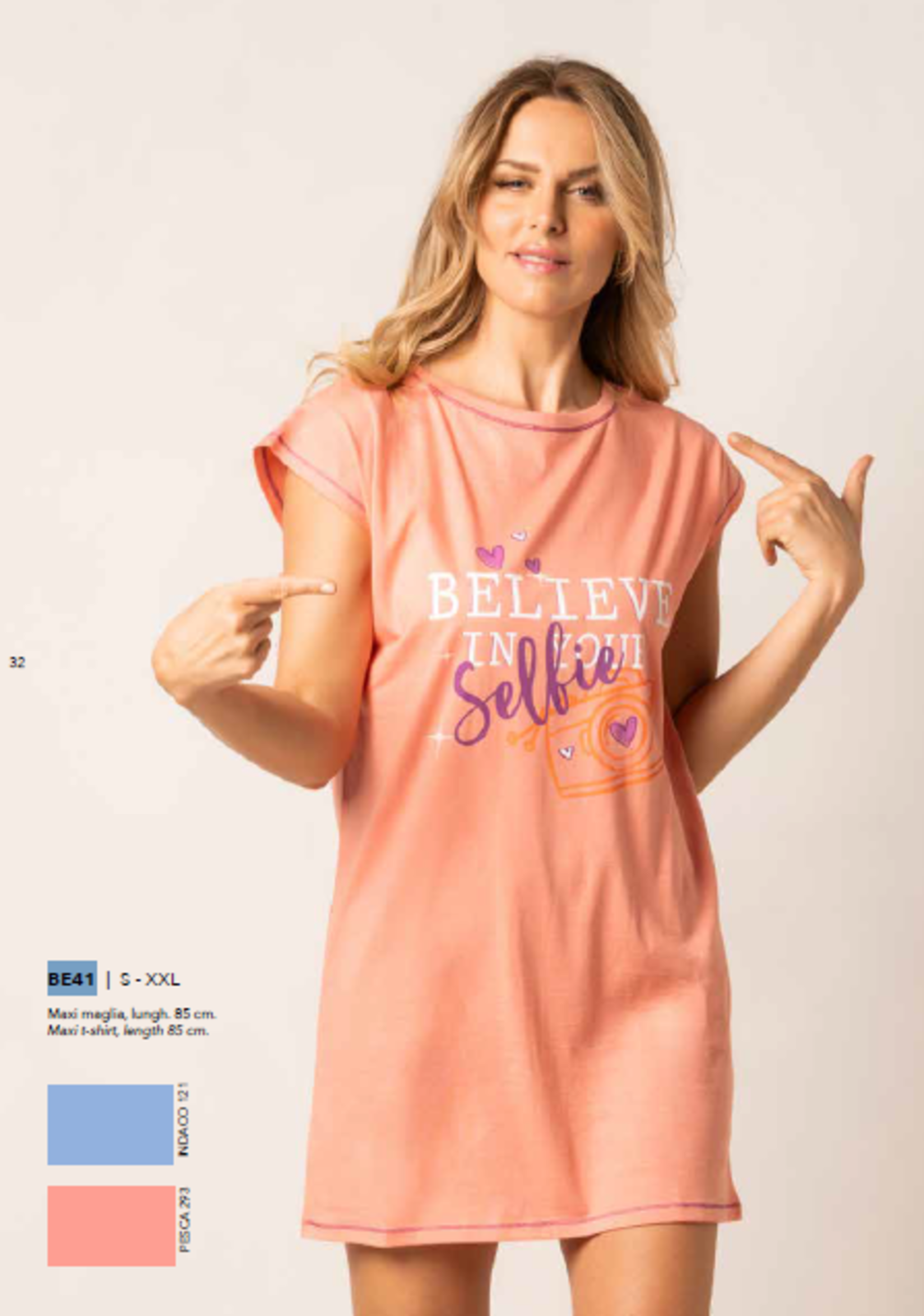 MAXI MAGLIA DONNA BE41 Tellini S.R.L. Velkoobchodní oblečení