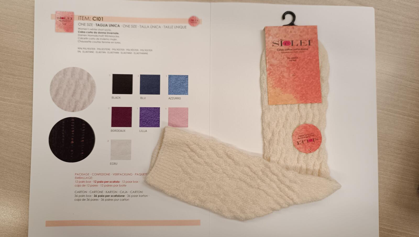 CALZINO DONNA CI01 Tellini S.R.L. Velkoobchodní oblečení