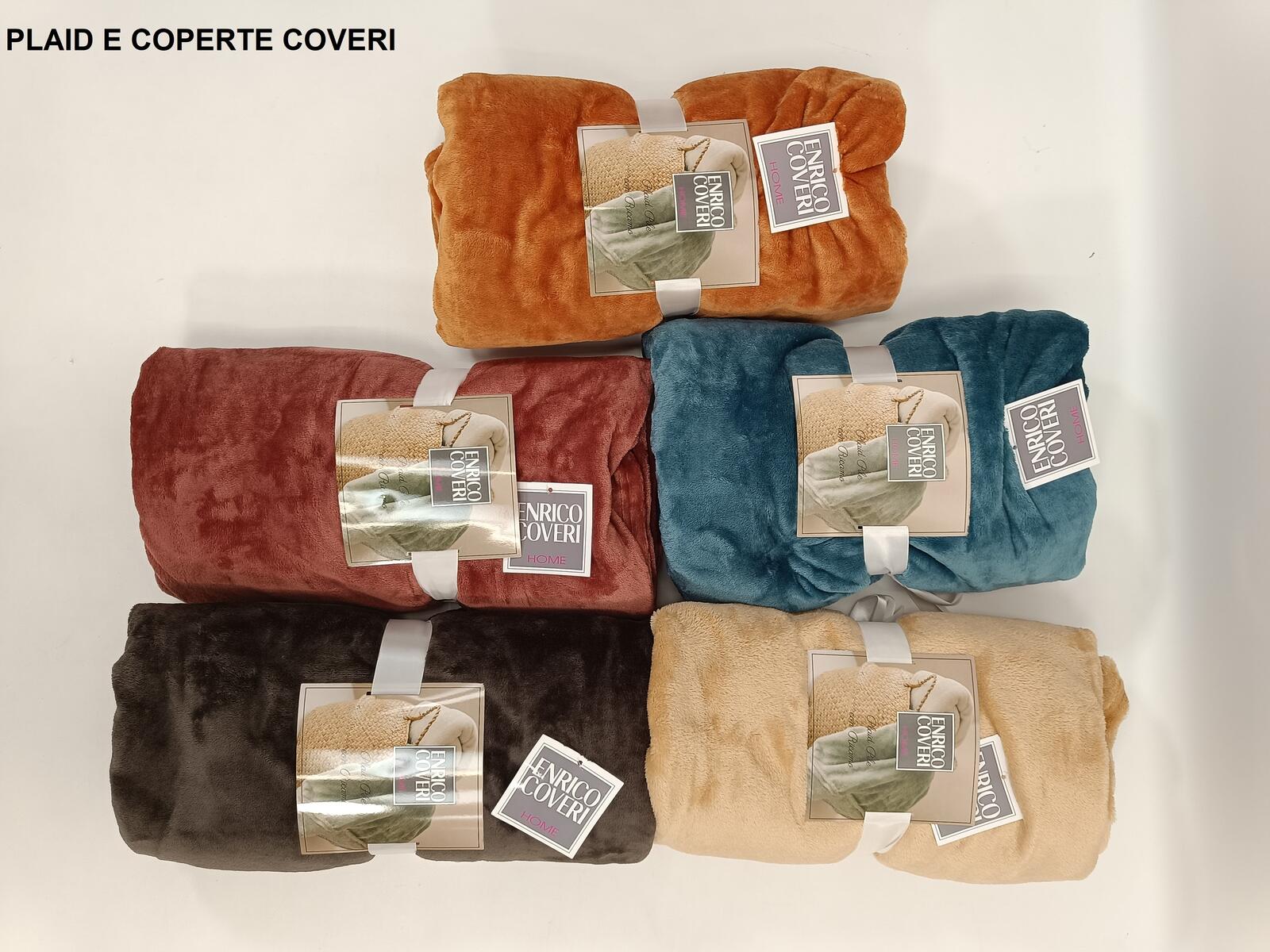 COPERTA 2P FLANEL RICAMATO 200X240 Tellini S.r.l. Ingrosso Abbigliamento