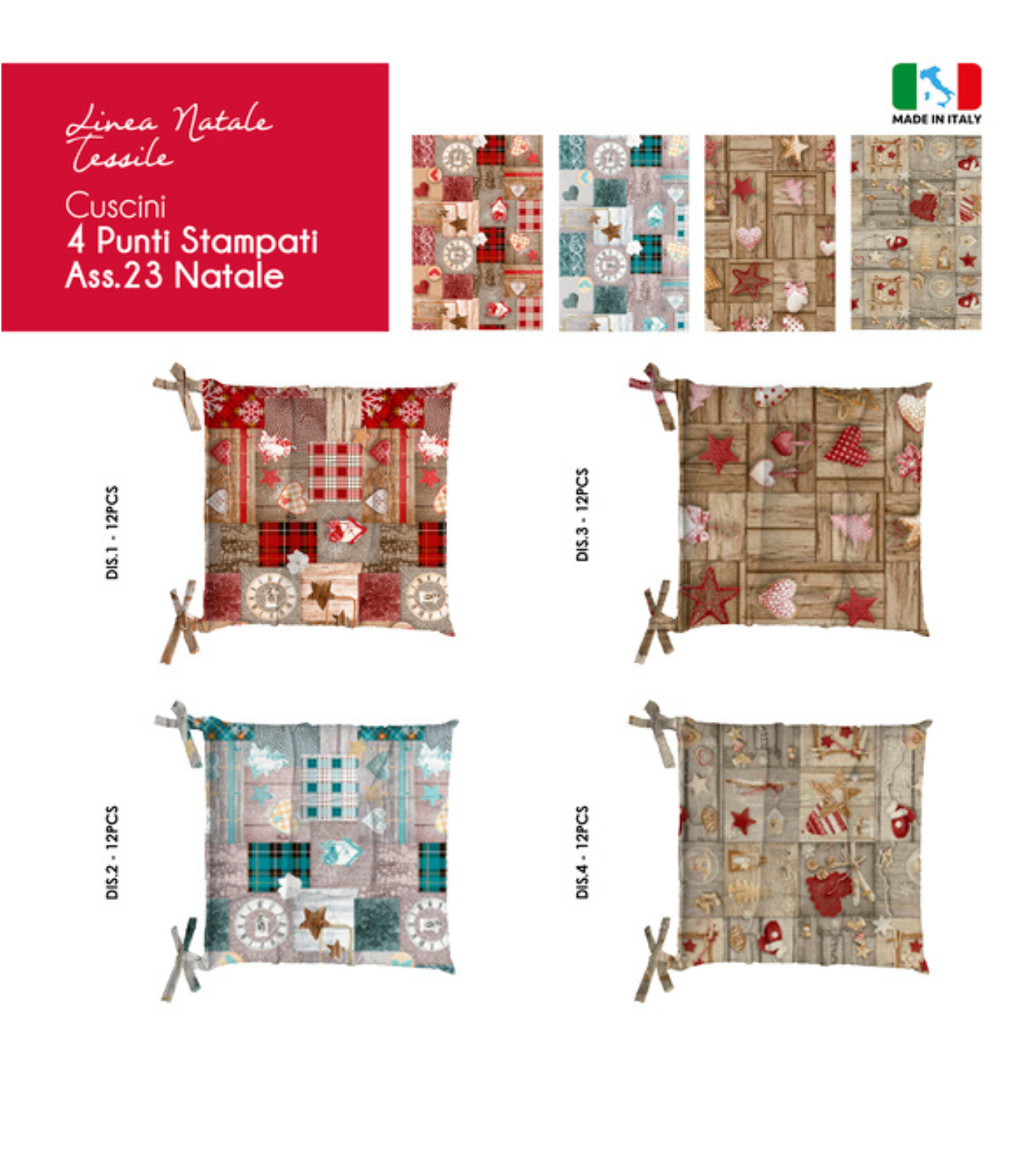 CUSCINO 4 PUNTI Tellini S.R.L. Velkoobchodní oblečení