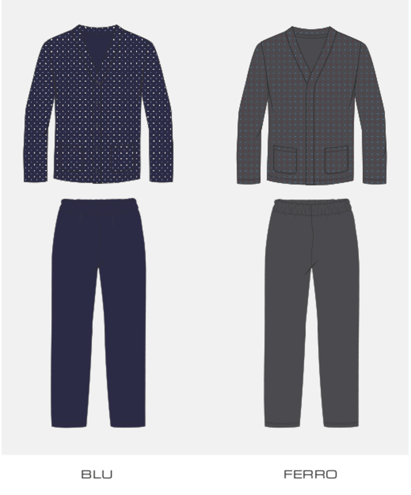 MEN'S PLUSSIZE PAJAMAS M/L EP1038AC TELLINI S.r.l.