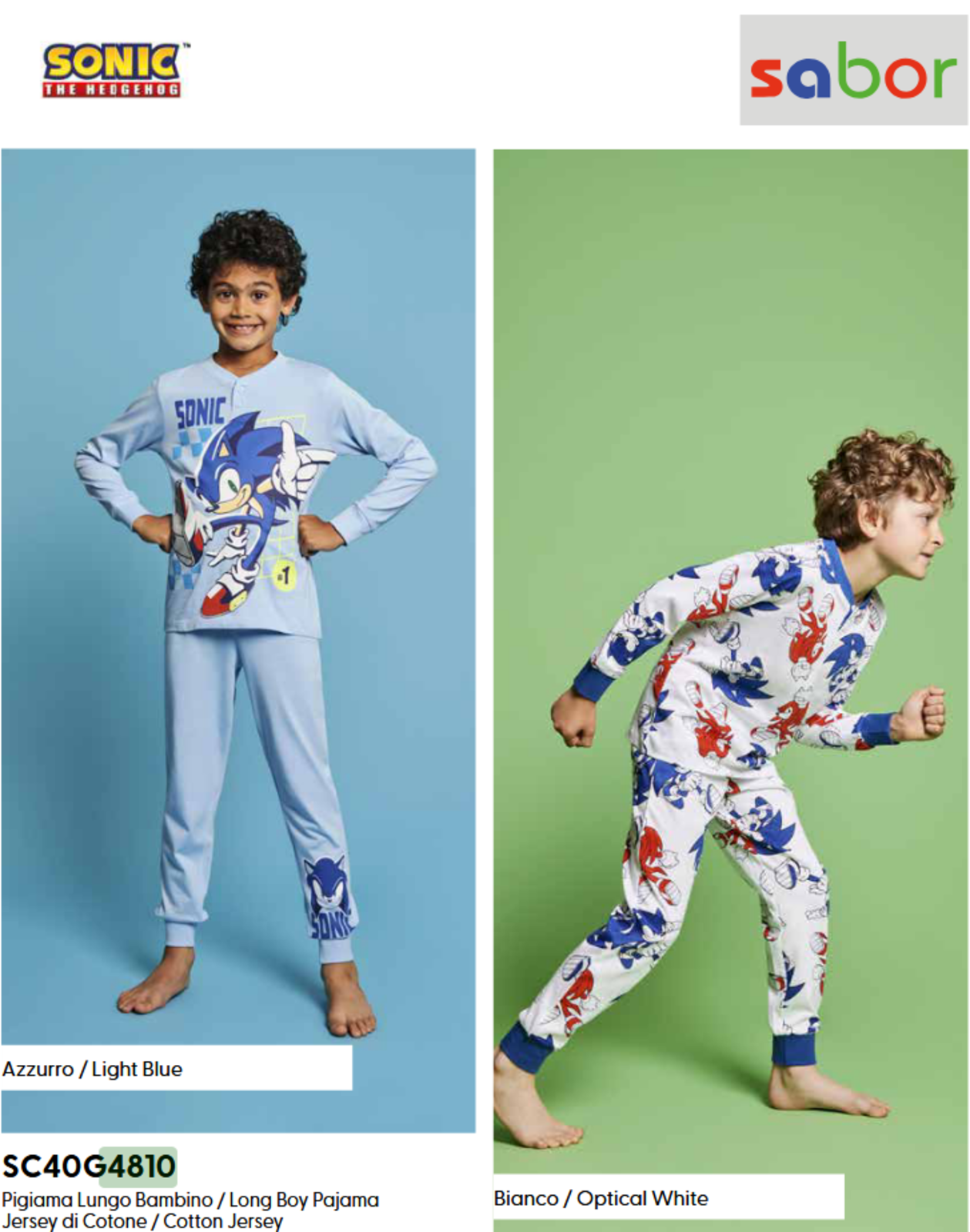 PIGIAMA BAMBINO M/L SC40G4810 Tellini S.r.l. Wholesale Clothing