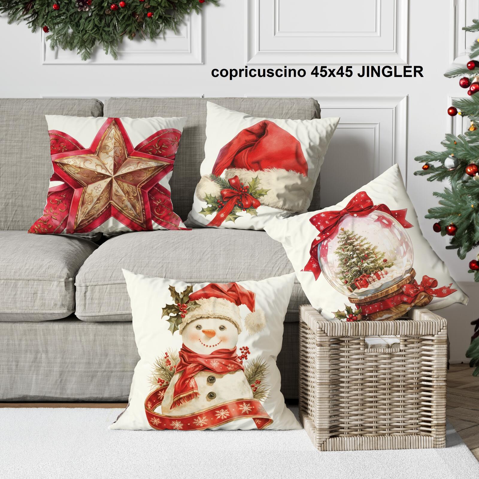 COPRICUSCINO JINGLER 45X45 Tellini S.R.L. Velkoobchodní oblečení