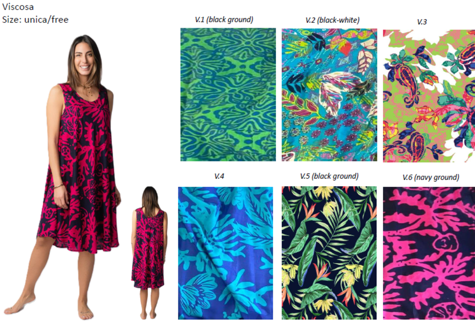 WOMEN'S DRESS S/L KF007 Tellini S.r.l. Wholesale Clothing