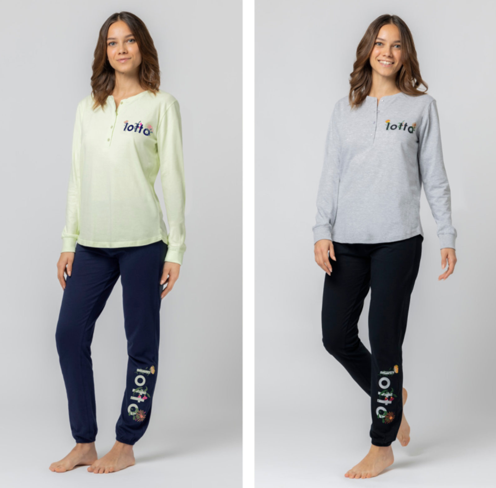 PIGIAMA DONNA M/L LP5233 Tellini S.R.L. Velkoobchodní oblečení