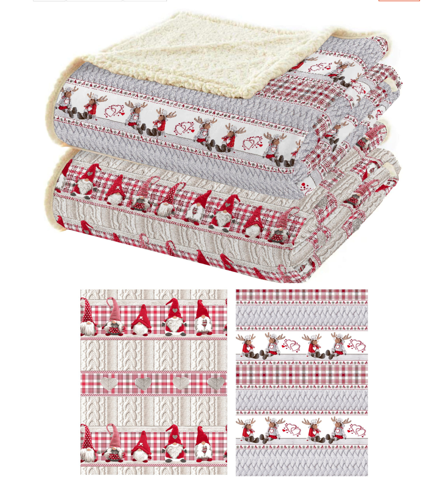 THROW TIROLO 130X160 Tellini S.r.l. Wholesale Clothing