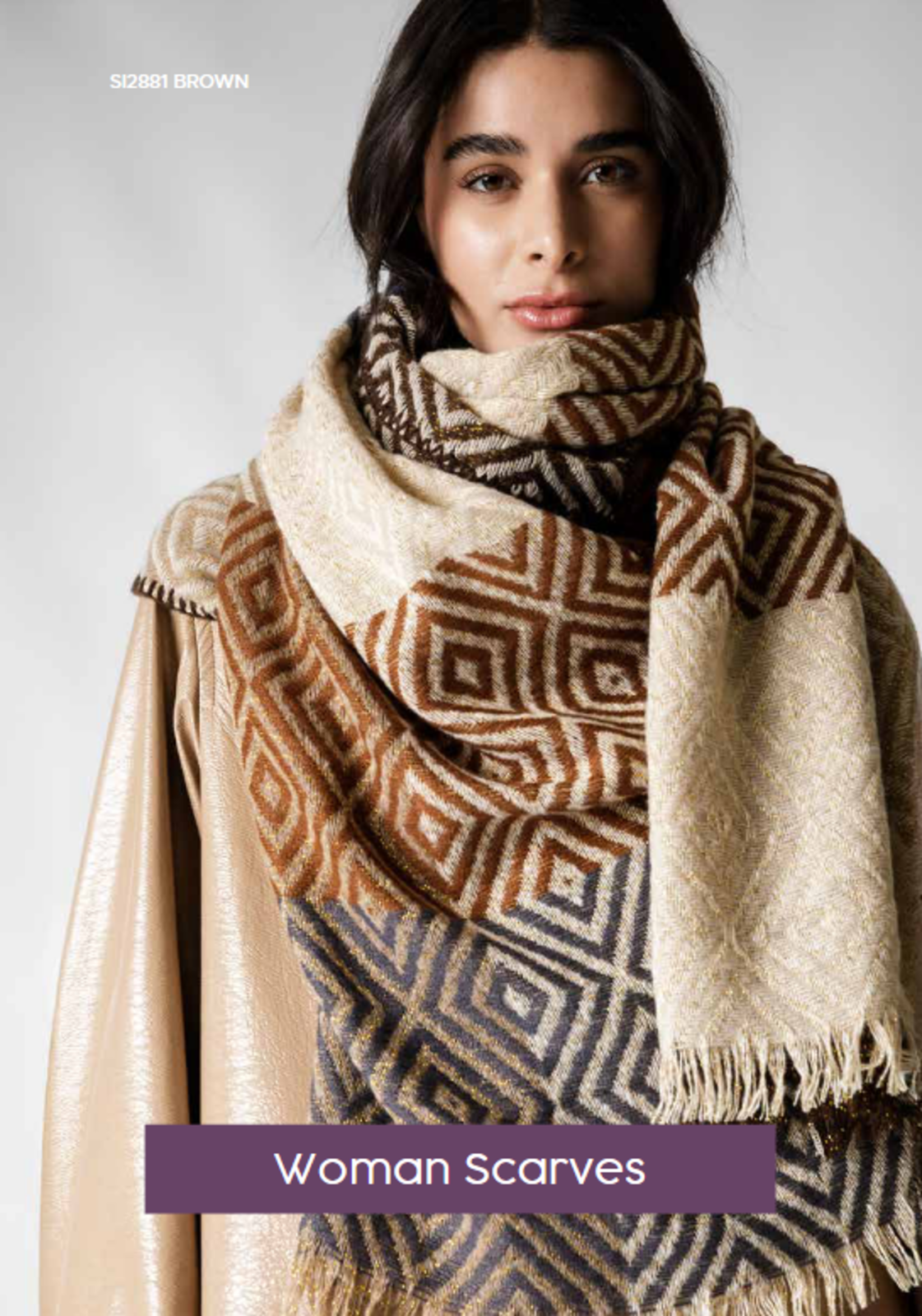 WOMEN'S SCARF SI2881 68X190 Tellini S.r.l. Wholesale Clothing