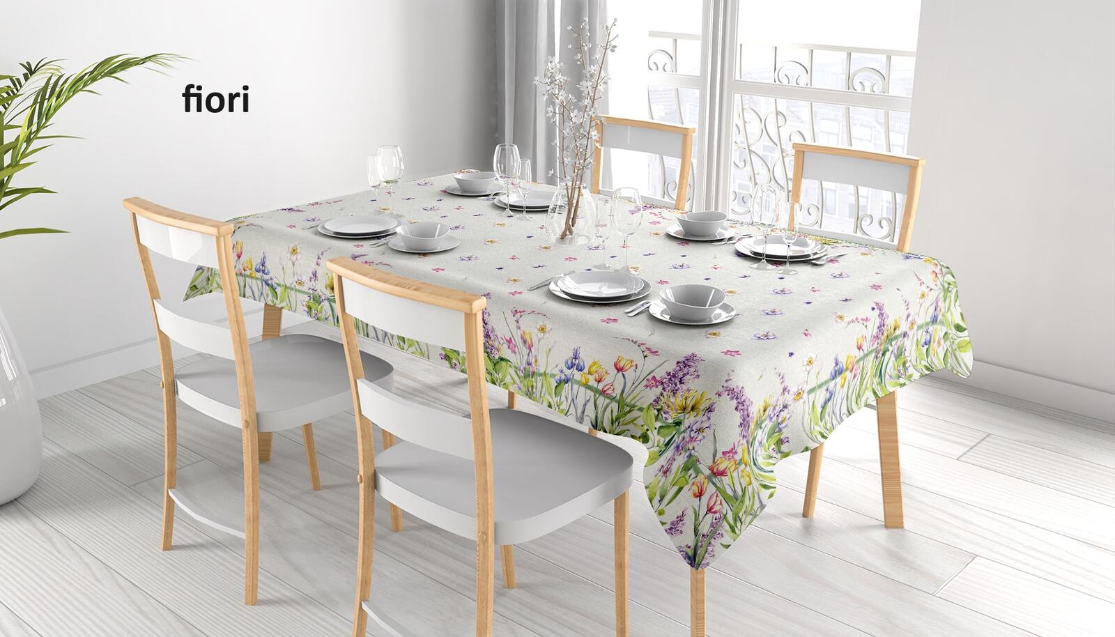SPOTTY 6P STAIN-RESISTANT TABLECLOTH Tellini S.r.l. Wholesale Clothing
