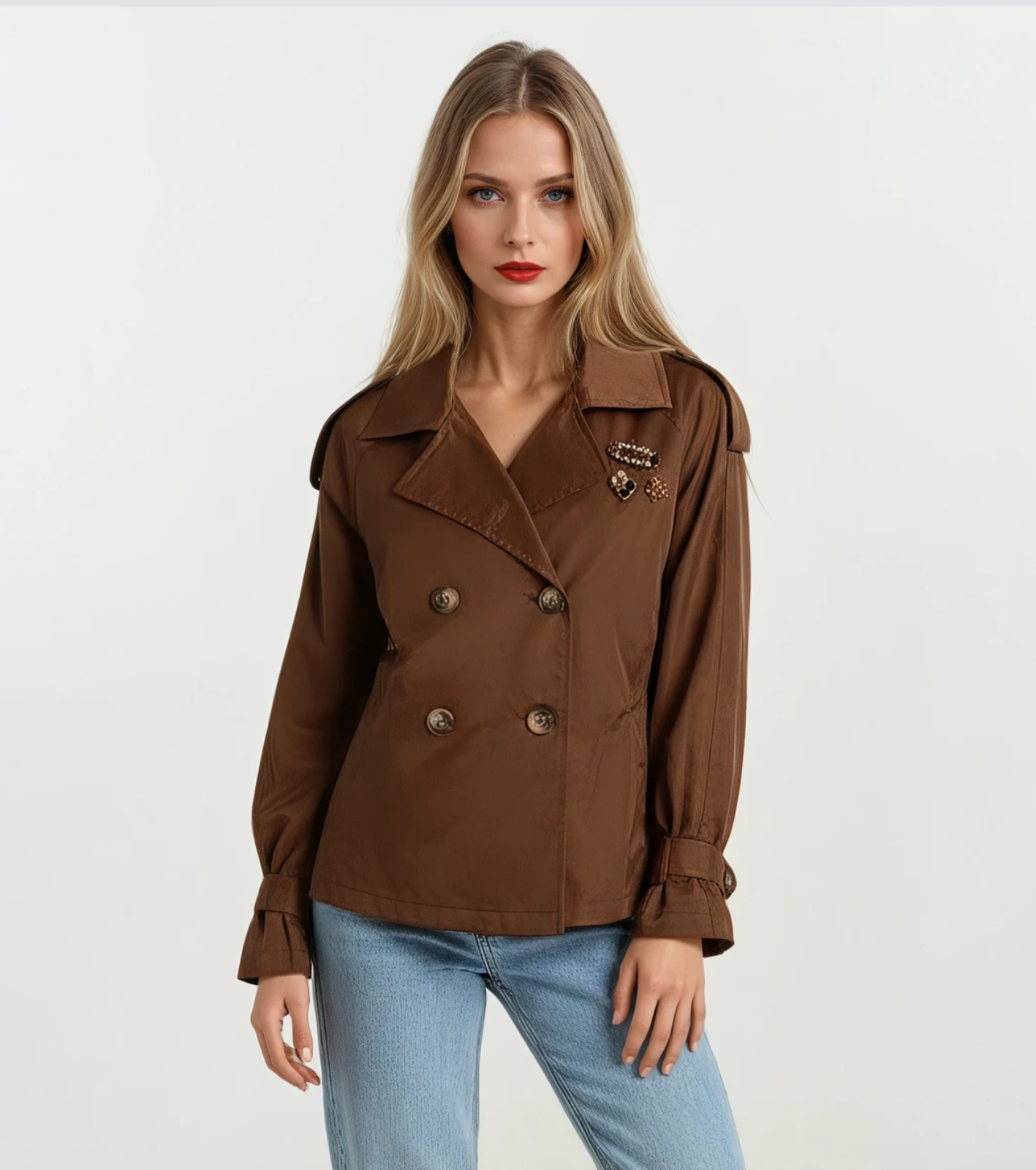 WOMEN'S JACKET P6800/VI Tellini S.r.l. Wholesale Clothing