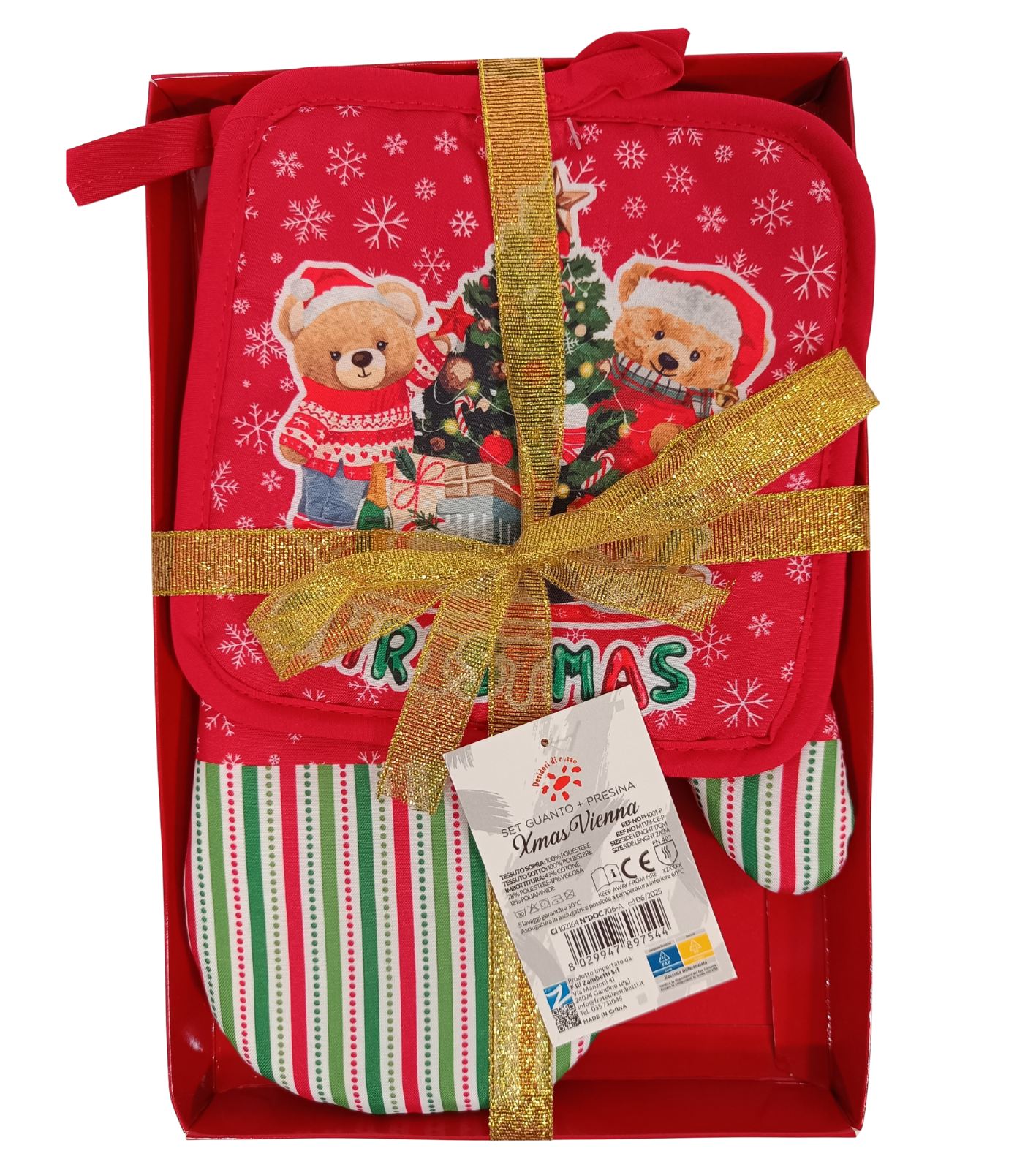 SET PRESINA+GUANTO XMAS VIENNA Tellini S.R.L. Veleprodajna odjeća