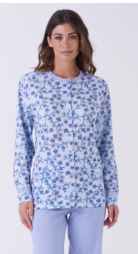 WOMEN'S OPEN PAJAMAS M/L KE0013 Tellini S.r.l. Wholesale Clothing