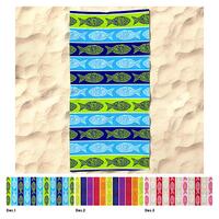 BEACH TOWEL FISH POIS12969 90X165 Tellini S.r.l. Wholesale Clothing