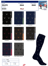 CALZINO LUNGO UOMO 0645 SKATE Tellini S.r.l. Ingrosso Abbigliamento