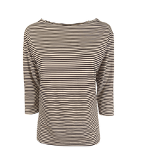 TSHIRT DONNA 3/4M 100RIGATO Tellini S.r.l. Wholesale Clothing