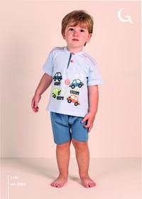NEWBORN PAJAMAS M/M 1123 Tellini S.r.l. Wholesale Clothing