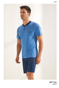 PIGIAMA UOMO M/M GP1124 Tellini S.r.l. Ingrosso Abbigliamento