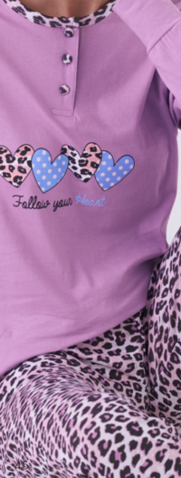 WOMEN'S SERAFINO PAJAMAS M/L KE0119 Tellini S.r.l. Wholesale Clothing