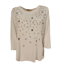 WOMEN'S SHAPED SWEATER 3/4M 13763C Tellini S.r.l. Wholesale Clothing